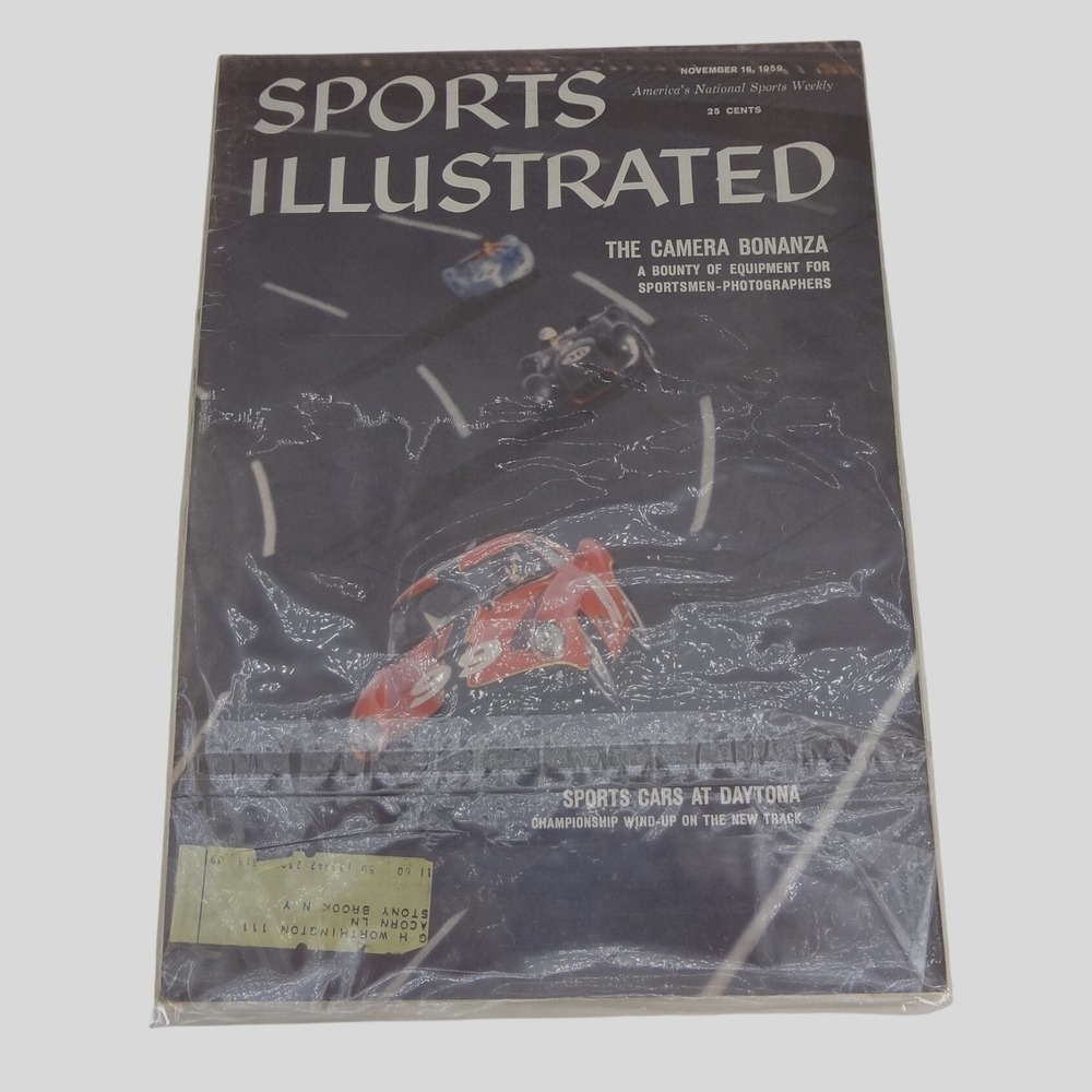 Sports Illustrated Magazine Nov 16 1959 Daytona Racing Camera Bonanza Vintage